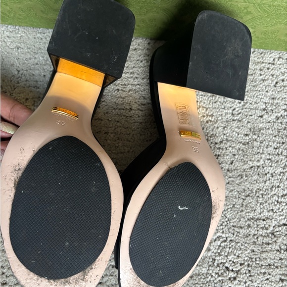 GUCCI heeled slides sandals, EUC - Picture 5 of 10